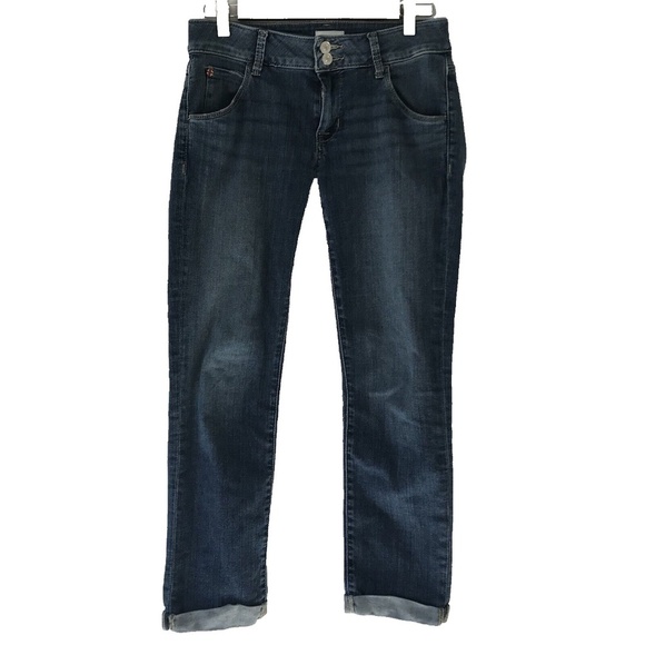 Hudson Collin fra jeans Rolled Hem Flap Pocket Size 26 - Picture 1 of 13